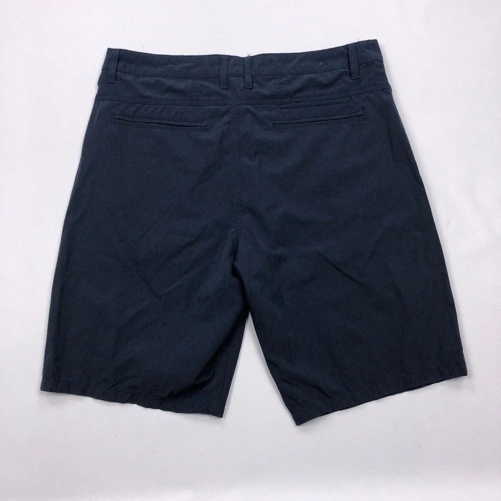 BKE Hybrid Shorts Mens 33 Navy Blue Standard Fit Quick Dry 10